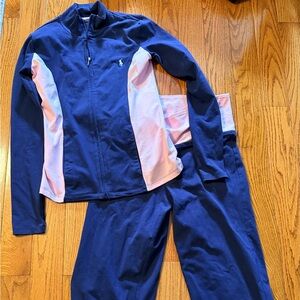 Ralph Lauren Navy and Pink Tracksuit